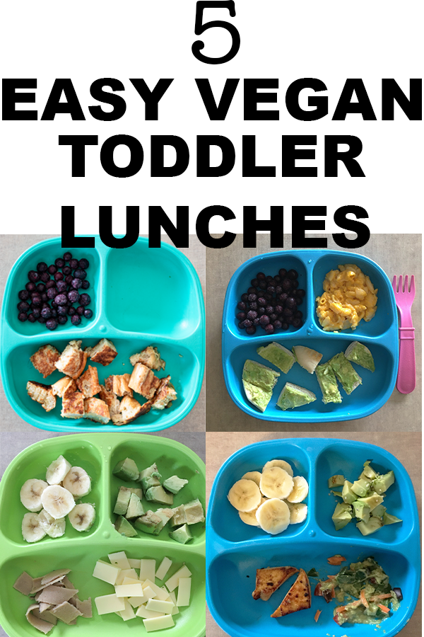Easy Vegan Toddler Lunches