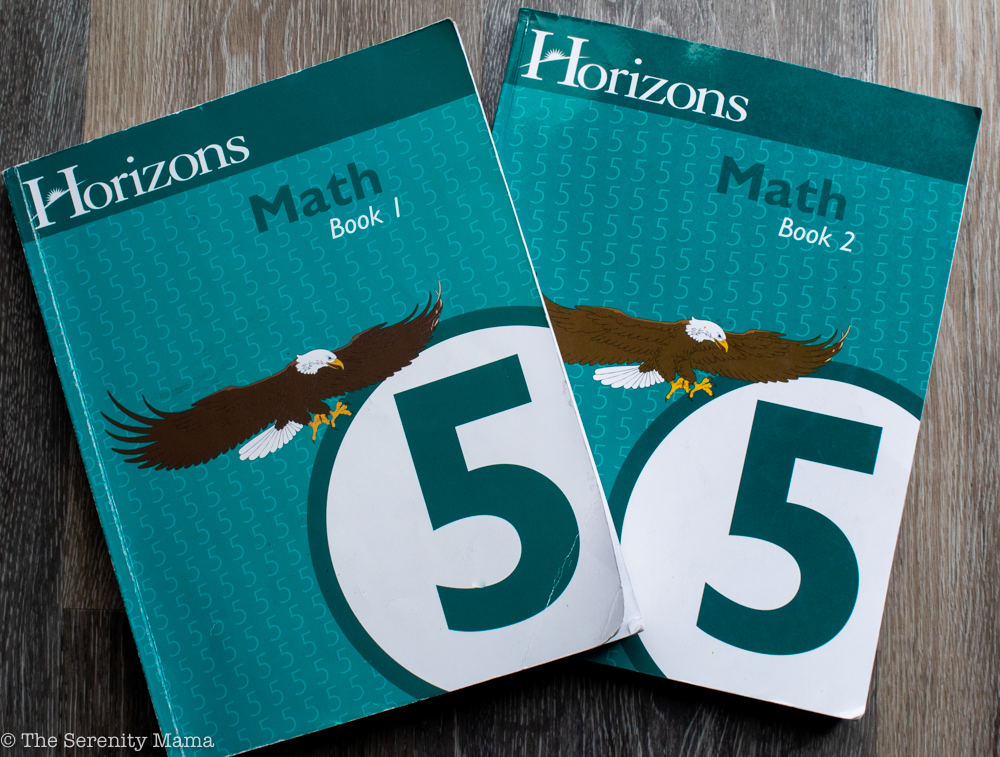 Horizons Math Book 1 and 2