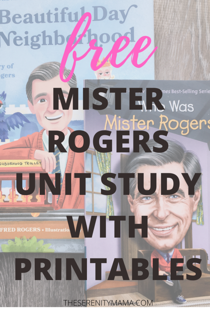 Free Mister Rogers unit study with printables. Free unit studies. Free unit study. Free homeschool unit studies. Free homeschool unit study. Free unit study with printables. Homeschool curriculum unit studies. Homeschool curriculum free unit studies. Mister Rogers unit studies and free printable. Mister Rogers homeschool unit studies and free printable. Homeschool curriculum. Homeschool unit study. Homeschool multiple children. Homeschooling multiple children.