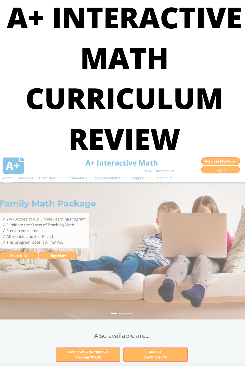 A+ Interactive Math Curriculum Review