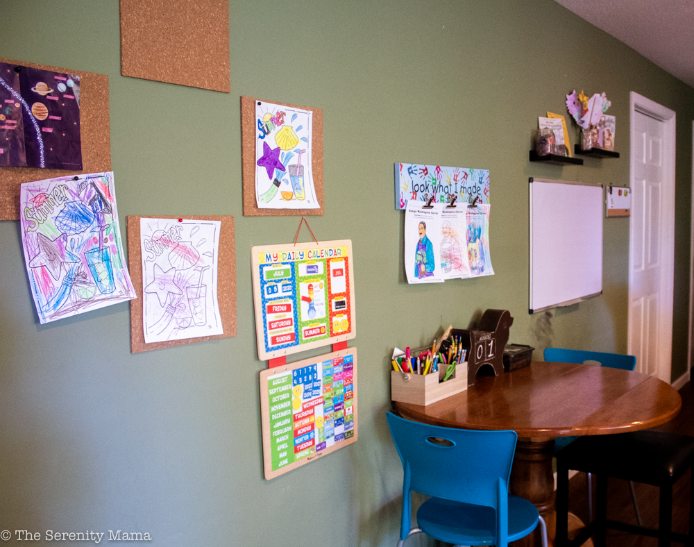 Our homeschool room tour