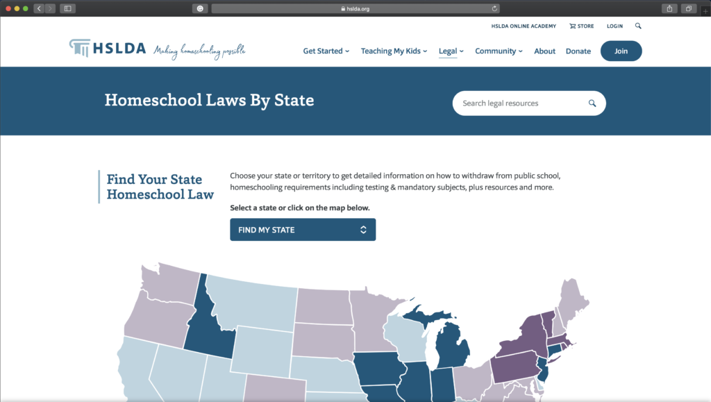 HSLDA for how to homeschool