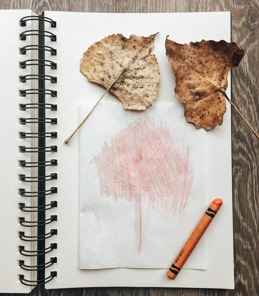 Leaf Shading for Fun Fall Activities for kids