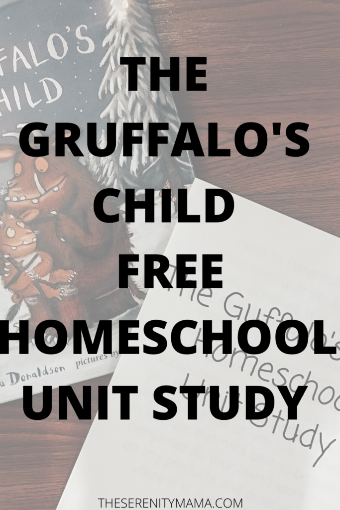 The Gruffalo's Child Unit Study!