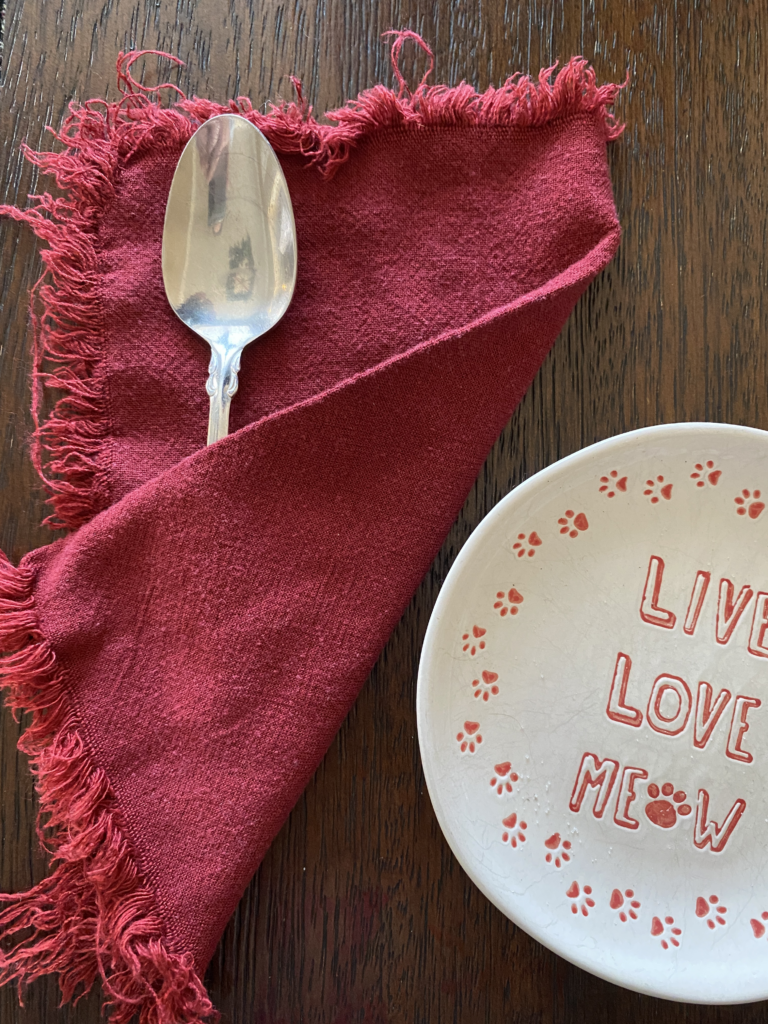 Linen napkins for Waldorf-Inspired Home